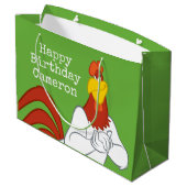Foghorn Leghorn | Mischmasch Große Geschenktüte (Rückseite Schrägansicht)