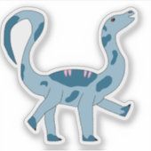 Foghorn Prancing Dino Vinyl Sticker (Vorderseite)
