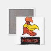 Foghorn Redneck Magnet (Vorderseite/Rückseite)