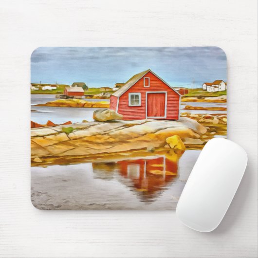 Fogo Insel-Fischen-Bretterbude Mousepad (Mit Mouse)