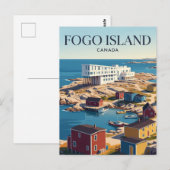 Fogo Island Kanada Postkarte (Vorne/Hinten)