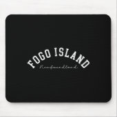Fogo Island Newfoundland Canada College Text  Mousepad (Vorne)