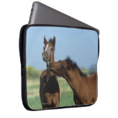 Fohlen, die 2 spielen laptopschutzhülle (Vorne Rechts)