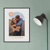 Fohlen Moderne Monogram Rahmen Foto Art Print Foliendrucke