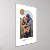 Fohlen Moderne Monogram Rahmen Foto Art Print Foliendrucke (Ablage )