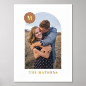 Fohlen Moderne Monogram Rahmen Foto Art Print Foliendrucke (Vorderseite)