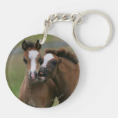 Fohlen-Spielen Schlüsselanhänger (Rückseite)