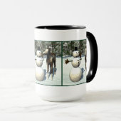 Fohlen-und Snowman-Tasse Tasse (VorderseiteRechts)
