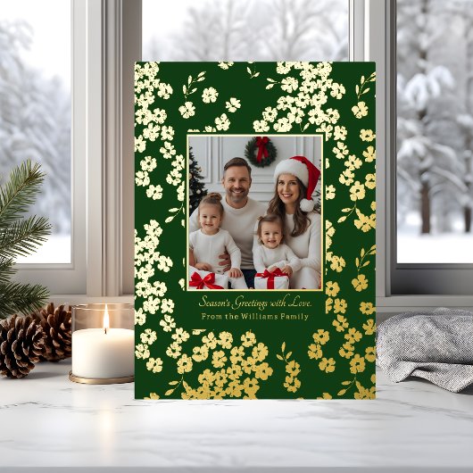 Fohlen Weihnachtskarte Vorlagen 2 Foto Blumengrün