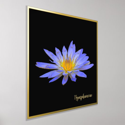 Foil Accessoire Water Lily Design Print Poster Art (Ablage )