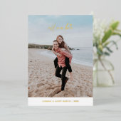 Foil all our Liebe Valentine's Day Card - White Folieneinladung (Stehend vorne)