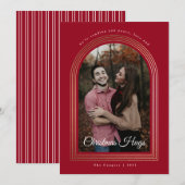 Foil Arches Weihnachtsgebäck Weihnachtskarte Foto  Feiertagskarte (Vorne/Hinten)