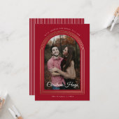 Foil Arches Weihnachtsgebäck Weihnachtskarte Foto  Karte (Vorderseite/Rückseite Beispiel)