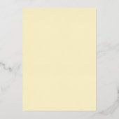 Foil Art Nouveau Arch Foil Einladung (Rückseite)