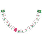 Foil Balloon Letters Melon Happy Birthday Wimpelkette (Alle)