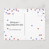 Foil Balloons Stars Streifen - Postkarte (Rückseite)