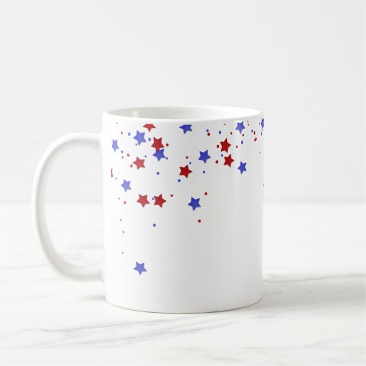 Foil Balloons Stars Streifen - Tasse (Links)