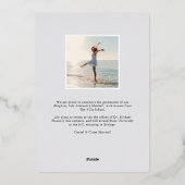 Foil Banner | Ankündigung von Foto Abschluss (Rückseite)