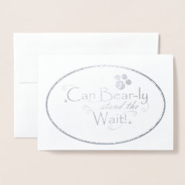 Foil Breast Cancer Christmas Card Folienkarte