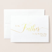 Foil Card Folienkarte (Vorderseite mit Umschlag)