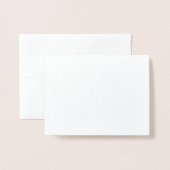 Foil Card Folienkarte (Vorderseite mit Umschlag)