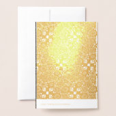 Foil Card Weihnachten Grün-Schwarz Grußkarten Folienkarte (Rückseite mit Umschlag)