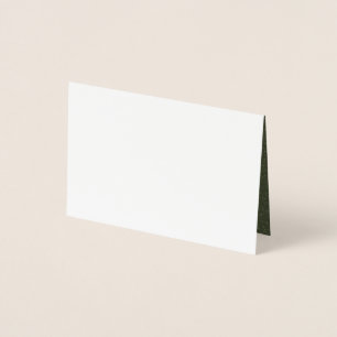 Foil Card with Sparkle Moss Interior - Customizing Folienkarte