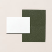 Foil Card with Sparkle Moss Interior - Customizing Folienkarte (Anzeige)