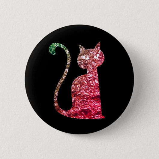 Foil Cat Button (Vorderseite)