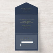 Foil Christmas Einladung mit Foto Option (Innenseite)