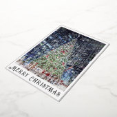 Foil Christmas Tree Card Folien Feiertagskarte (Gedreht)