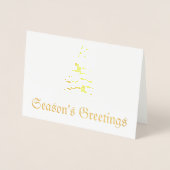 Foil Christmas Tree Card Folienkarte (Vorderseite)