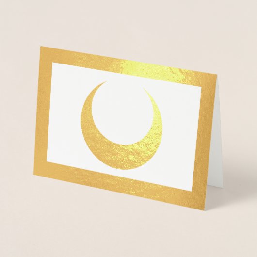 Foil Crescent Moon Folienkarte (Vorderseite)