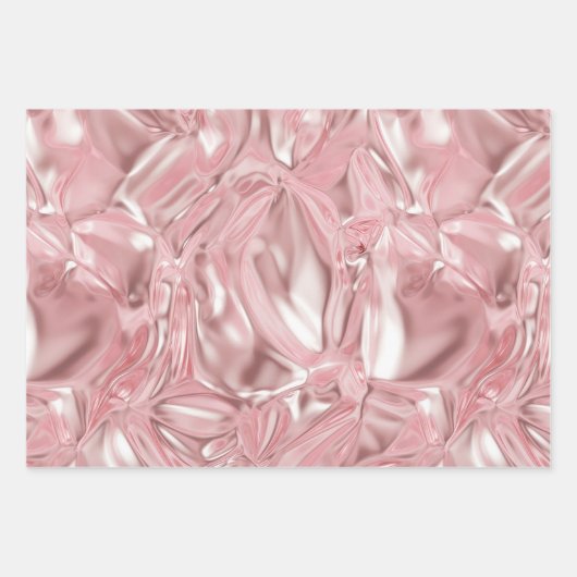 Foil Crinkle Pattern Geschenkpapier Set (Vorderseite 2)