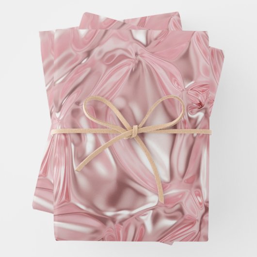 Foil Crinkle Pattern Geschenkpapier Set (Beispiel)