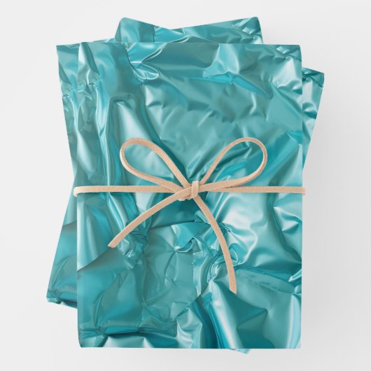 Foil Crinkle Pattern Geschenkpapier Set (Beispiel)