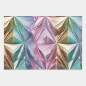 Foil Crinkle Pattern Geschenkpapier Set (Vorderseite 2)