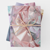 Foil Crinkle Pattern Geschenkpapier Set (Beispiel)