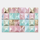 Foil Crinkle Pattern Geschenkpapier Set (Vorderseite)