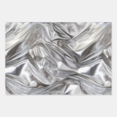 Foil Crinkle Pattern Geschenkpapier Set (Vorderseite 3)
