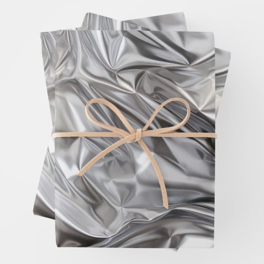 Foil Crinkle Pattern Geschenkpapier Set (Beispiel)