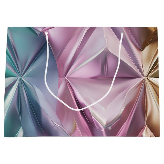 Foil Crinkle Pattern Große Geschenktüte (Vorderseite)