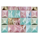 Foil Crinkle Pattern Große Geschenktüte (Rückseite)