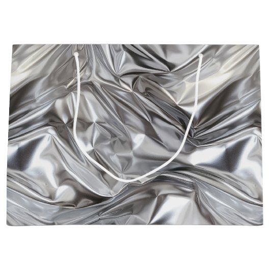 Foil Crinkle Pattern Große Geschenktüte (Vorderseite)