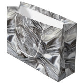 Foil Crinkle Pattern Große Geschenktüte (Vorderseite Schrägansicht)
