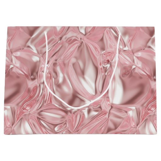 Foil Crinkle Pattern Große Geschenktüte (Vorderseite)