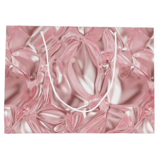 Foil Crinkle Pattern Große Geschenktüte (Rückseite)