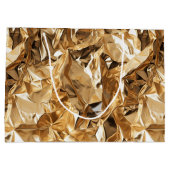 Foil Crinkle Pattern Große Geschenktüte (Rückseite)