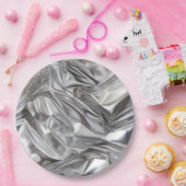Foil Crinkle Pattern Pappteller (Party)
