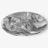 Foil Crinkle Pattern Pappteller (Schrägansicht)